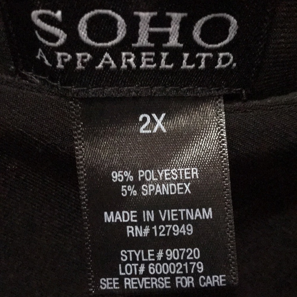 SOHO 2X Black dress - Picture 4 of 6